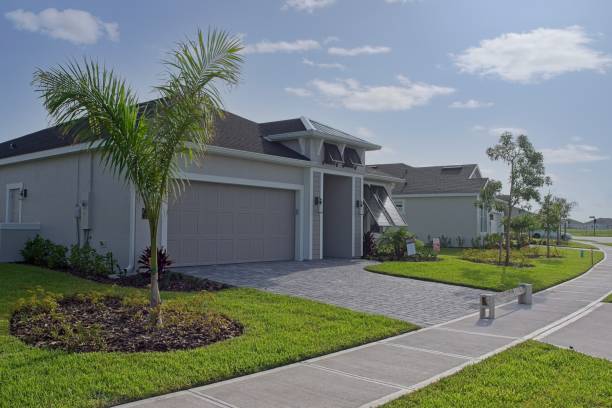 Residential Paver Driveway in Williston Highlands, FL